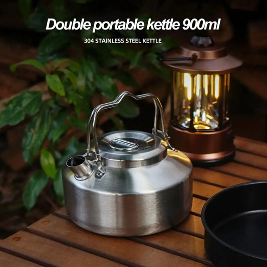 Camping Kettle: Compact and Convenient Boiling Solution for Outdoor Cooking - Survivalist Stockroom