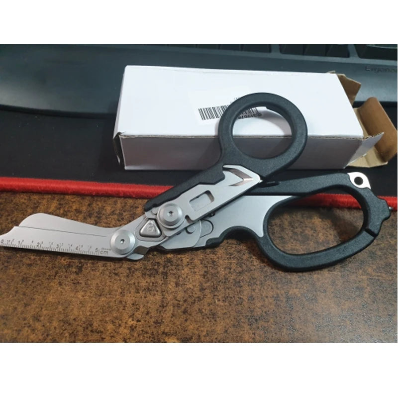 Tactical Folding Scissors: Compact Cutting Tool for On-the-Go Precision - Survivalist Stockroom