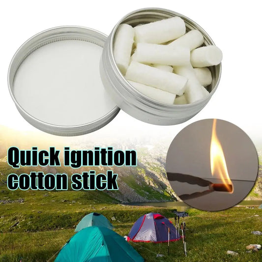 Cotton Fire Starter: Reliable Ignition for Outdoor Adventures - Survivalist Stockroom