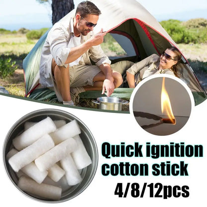 Cotton Fire Starter: Reliable Ignition for Outdoor Adventures - Survivalist Stockroom