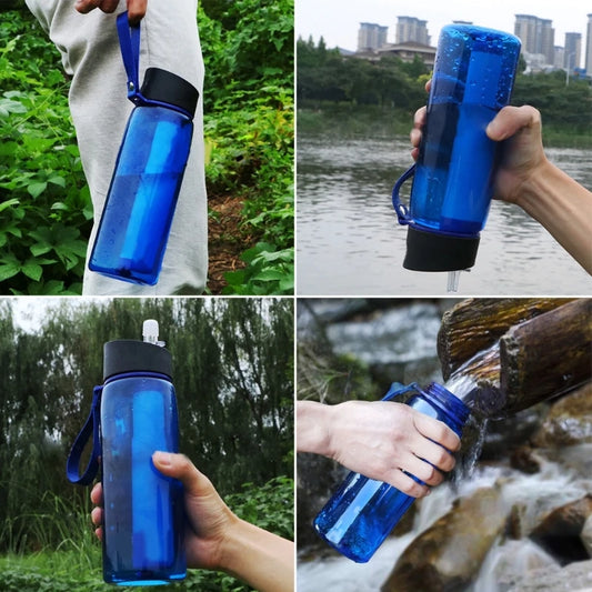 Water Bottle with Filter: Hydration and Purification On-the-Go - Survivalist Stockroom