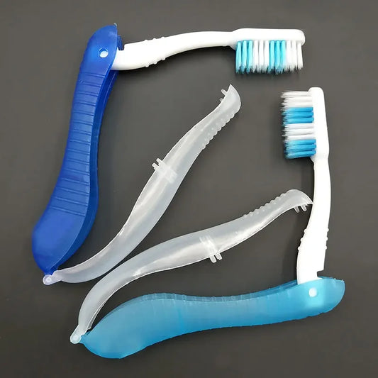 Folding Toothbrush: Compact Oral Hygiene Solution for Travelers - Survivalist Stockroom